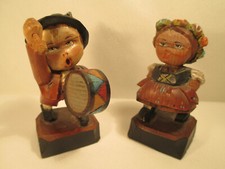 Alte Holz Schnitzerei Kinder