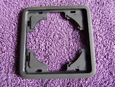 GIRA S-Komfort-Programm 1fach Rahmen Typ 540 mattschwarz/Edelstahl (146)