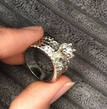 Damen Frauen Kristall, Diamant