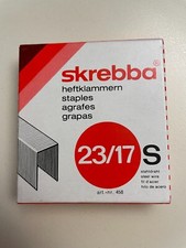 skrebba Heftklammern Stahl