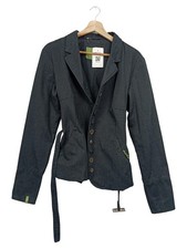 Skunkfunk Damen Blazer Gr. 4 Schwarz Kariert Casual