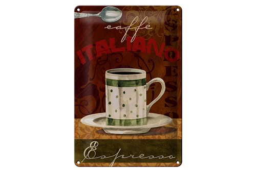 Schild blech 20x30cm made in - 20x30cm,