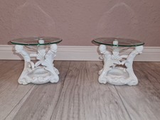 Duftlampe Duftschale Teelicht Kerzenhalter Ornament Barock edel weiß