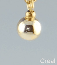 5 Weihnachtsbaumkugeln gold