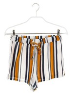 SAVAGE HONEY Shorts Stripes XS curry yellow dark blue