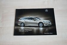 231379) Mercedes E-Klasse W212 - Taxi Preisliste - Prospekt 08/2009
