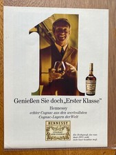 Hennessy Cognac Erster Klasse Original 1968 Vintage Advert Werbung Reklame