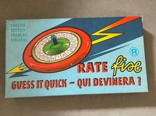 Rate fix, Guess It Quick, Qui Devinera- Spiel - Boardgame Vintage