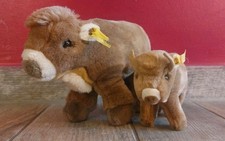 Steiff Kuh Knopf & Fahne mit