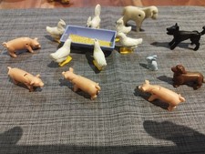Playmobil Geobra  Tiere Zubehör Konvolut Spielzeug
