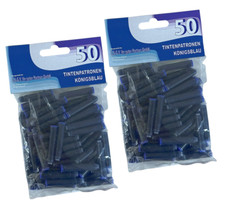 Tintenpatronen Füllerpatronen Tintenpatronen Patronen 100St lose Königsblau kurz