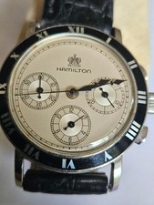 Hamilton Piping Rock Tri Compax Chronograph Lemania 1873 Vintage Handaufzug