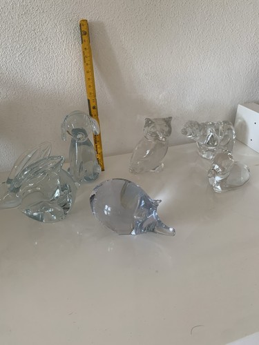 Glas kristall figuren tiere - glas,