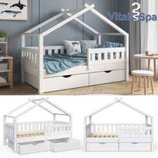 Kinderbett Babybett Jugendbett Schubladen Lattenrost Design VitaliSpa
