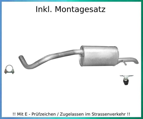 Endschalldämpfer für polo - vw,