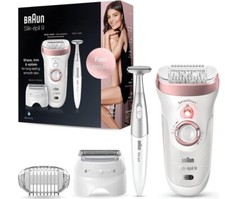 Braun 9-890 Silk-épil 9 Epilierer 9/890, mit SensoSmart, 7 Extras, roségold