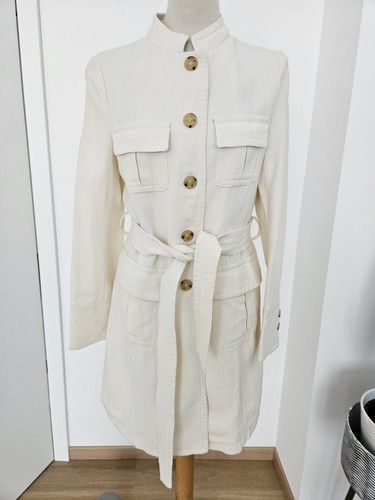 Zara woman leinenmantel mantel - woman,