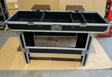 Konsole Road mit Tisch für 2x Plattenspieler + 19" Mixer Turntable Flightcase...