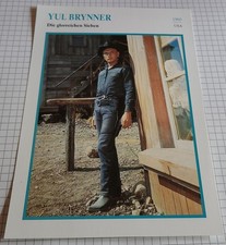 Schauspieler YUL BRYNNER | Film-Star-Foto / Sammelbild-Karte #n598