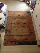 Alter Designer Gabbeh 1,79m x 1,21 m Handgeknüpft 