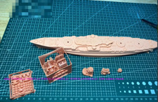 unpainted 1/700 Soviet Navarin