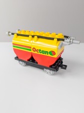 LEGO® DUPLO® Kesselwagen Octan Tankwagen rot gelb Waggon Train nerdycustom MOC