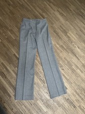 St. Emile Grau Damen Hose Wolle Kaschmir Gr. 36