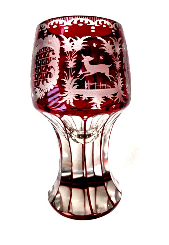 Böhmisches glas becher - glas,