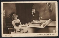 Ansichtskarte Schauspielerin Mia May am Klavier in Tragödie der Liebe 
