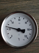 Thermometer Ø63mm Heizung