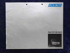 FIAT 132 Prospekt 4.1974  Großformat ca 24x30 cm,  gelocht