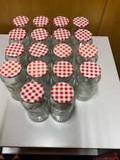 18 große Einkochgläser, Einmachgläser Schraubgläser 720ml gl. Form NEUE DECKEL