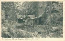 Ansichtskarte Bootsstation Obere Schleuse Sächs. Schweiz (Nr.9251)