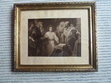 Jesus als Knabe im Tempel - Druck mit Gold-Rahmen - Hanfstaengl