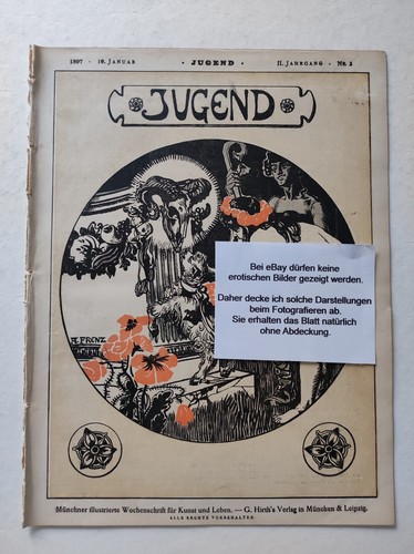 Original zeitschrift jugend - zeitschrift,