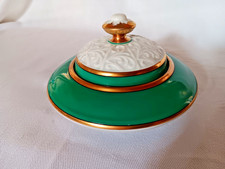 Hertel-Jacob Kunstabteilung Art Deco Deckeldose Bonboniere handgemalt