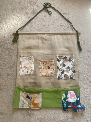 Wandbehang mit taschen - mit,
