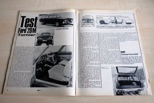 Mot 1970 ford taunus - 08/1970, m