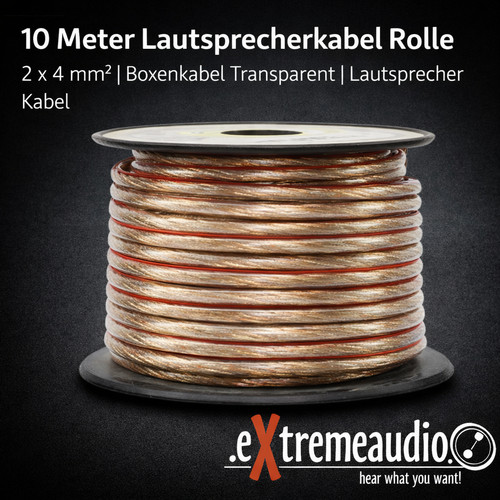 Meter lautsprecherkabel x - 10,