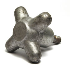 Kreuzgriff / Stern-Griff-Schraube, M10, schöne alte Vollmetall Ausführung