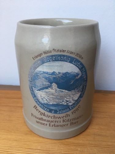 Bierkrug bergkirchweih 1989 - bierkrug,