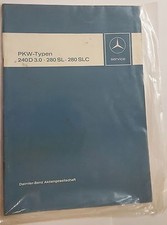 Werkstatthandbuch "Einführung in den Kundendienst" Mercedes 240D, 280SL, 280SLC 