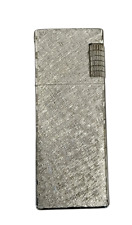 Altes Silber Gasfeuerzeug Vintage Feuerzeug Taschenformat Butan Sammlerstück