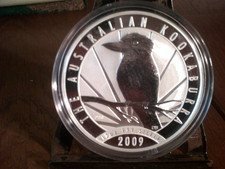 Silbermünze 10 oz - The Australian Kookaburra  2009 ( 999er Silber )