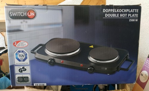 Doppel kochplatte 2500w - doppel,