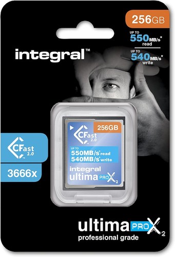 Integral 256gb cfast - 256gb, karte