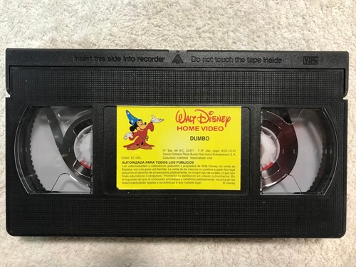 Dumbo video disney vhs - dumbo,