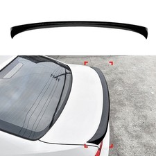 Black Rear Spoiler Lip Wing