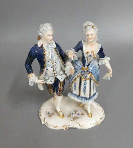Elegantes paar porzellanfigur - elegantes,