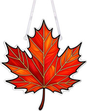 Ahornblatt Herbst Deko Landhausstil Fensterdeko Garten Haus Party